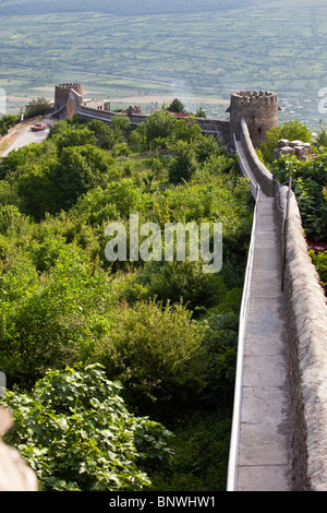 City walls in Sighnaghi, Georgia Stock Photo