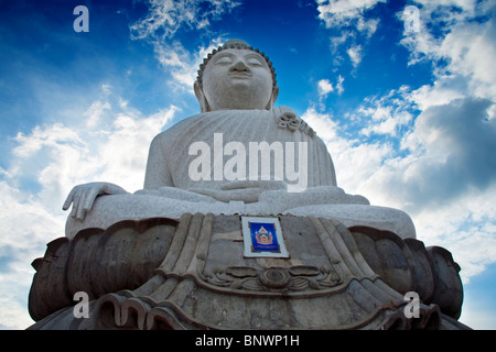 45 metres tall Buddha overlooking Phuket Island Stock Photo