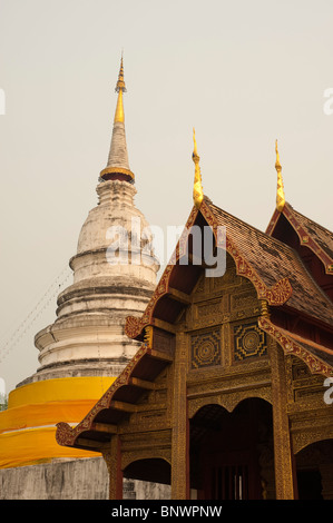 Wat Phra Singh, Chiang Mai, Chiang Mai Province, Thailand, Asia Stock Photo