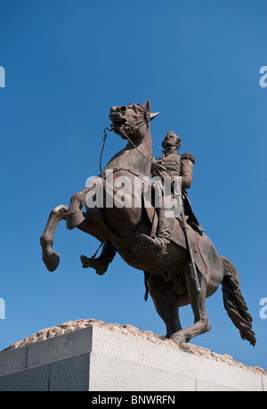 Statue of Andrew Jackson Stock Photo