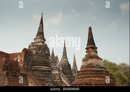 Wat Phra Si Sanphet, Ayutthaya, Ayutthaya Province, Thailand, Asia Stock Photo