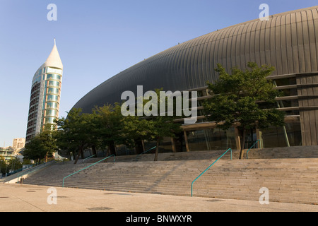 The Atlantic Pavilion (Pavilhao Atlantico) a conference, sports and concert venue on the Expo 98 site in Lisbon, Portugal. Stock Photo