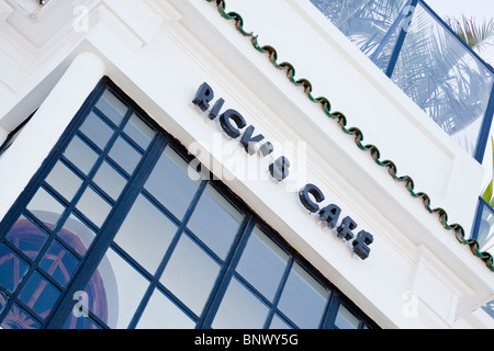 'Rick's Café', Casablanca (Dar el Beida), Morocco Stock Photo