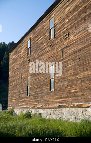 Elkhorn, a small ghost town in Jefferson County, was built during a silver rush in the Elkhorn Mountains of southwestern Montana Stock Photo