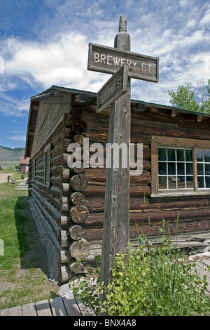 Nevada City Montana Ghost Town Museum Outdoors Stock Photo