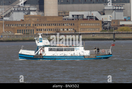 Tilbury/Gravesend foot passenger ferry (Duchess), River Thames, Britain April 2010 Stock Photo