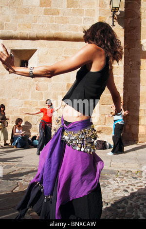 Dance workshop at Womad festival in Caceres, extremedura, Spain