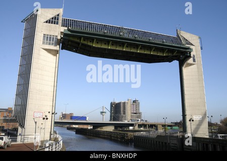 Flood Barrier In Hull Yorkshire Stock Photo