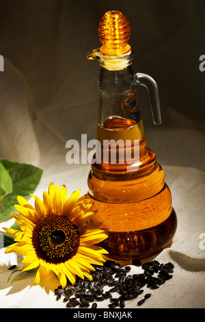 sunflower oil Stock Photo