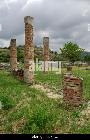 Alba Fucens. Abruzzo. Italy. Roman remains of Alba Fucens. Stock Photo