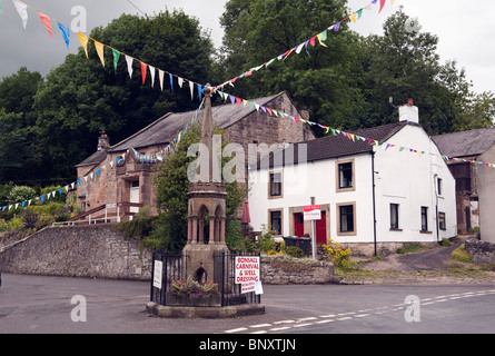 The Fountain Monument at  Bonsall in the Peak District Derbyshire Stock Photo