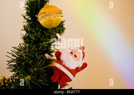 Ornaments on Christmas tree