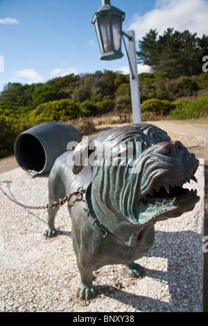 The Dog-Line at Eaglehawk Neck.  Tasman Peninsula, Tasmania, AUSTRALIA Stock Photo