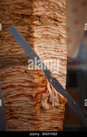 Chicken doner in Istanbul, Turkey Stock Photo