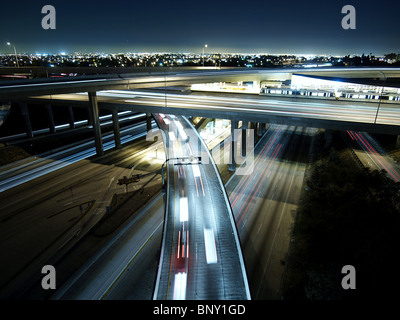 Los Angeles freeways in the sky Stock Photo - Alamy