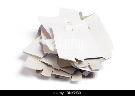 Cardboard Pieces Stock Photo