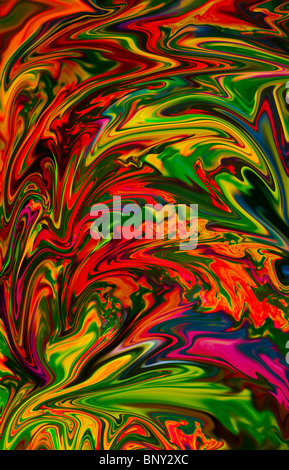 Creative bright colorful abstract multicolored swirl pattern merge, United States, America, bright coloured wall paper,  Fs10.09 MB Stock Photo