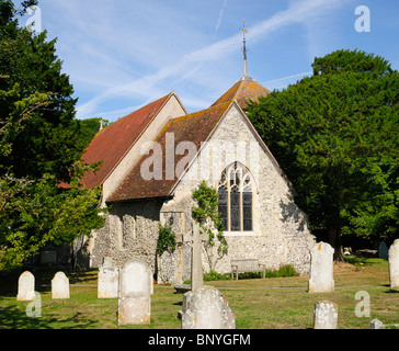 St Simon and St Jude church in East Dean, Sussex, England. Stock Photo