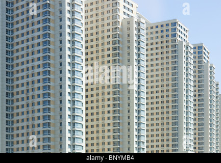 New apartment building in Moscow. Stock Photo