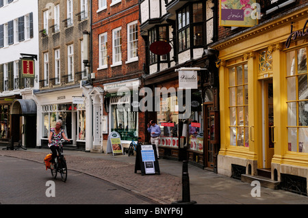 Shops in Trinity Street, Cambridge, England, UK Stock Photo