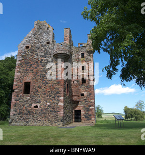 Greenknowe Tower, Near Gordon, Borders, Scotland Stock Photo