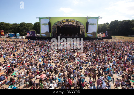 Main stage at the Latitude festival,2010,Henham Park, Suffolk, England. Stock Photo