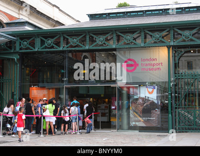 The London Transport Museum, Covent Garden, London, England, U.K. Stock Photo