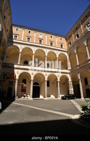 Italy, Rome, Palazzo della Cancelleria, courtyard, renaissance architecture Stock Photo
