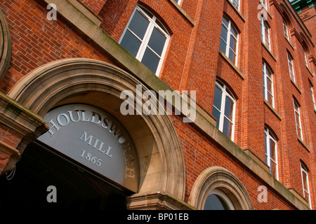 UK, England, Cheshire, Stockport, Reddish, Houldsworth Mill, founded by William Houldsworth in 1865, architectural detail Stock Photo