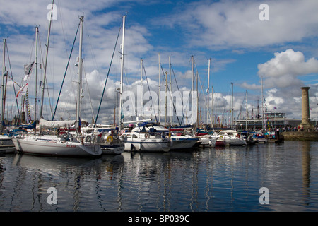 Hartlepool 2010 Tall Ships Race, Village and Marina, Teesside, North Yorkshire, UK Stock Photo