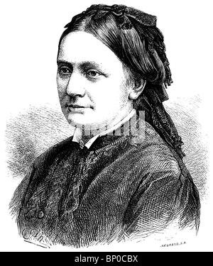 Clara Wieck Schumann (1819–1896), German pianist and composer Stock Photo