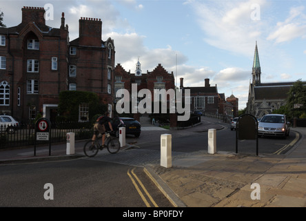 South westerly aspect of the Old Schools building set opposite the Chapel,both attributed to the world renown Harrow School. Stock Photo