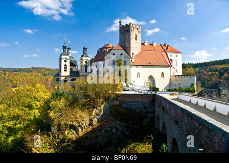 Vranov nad Dyji the old czech castle Stock Photo