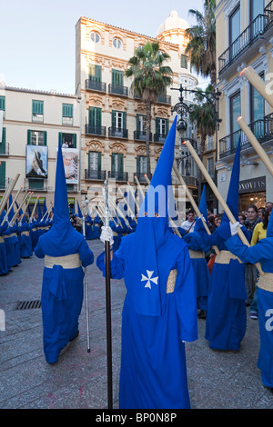 Penitents During A Holy Week Parade At Cabanyal Quarter In Valencia Spain Stock Photo Alamy