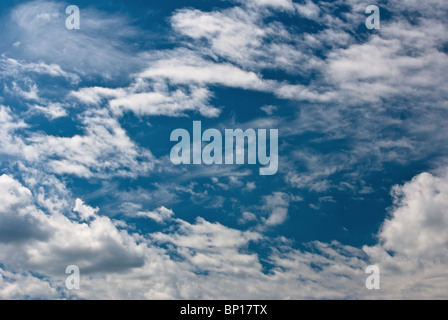 clouds on blue sky Stock Photo