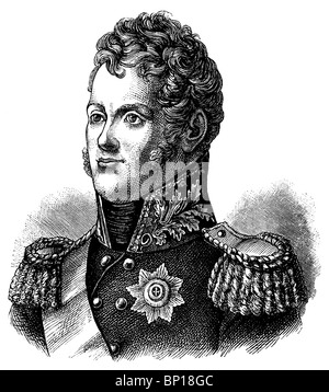 Alexander I of Russia (1777 – 1825), Alexander the Blessed, Emperor of Russia Stock Photo