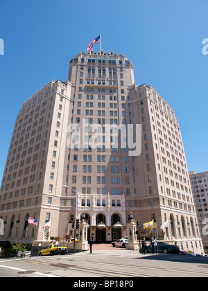 The InterContinental Mark Hopkins Hotel Nob Hill San Francisco. Stock Photo