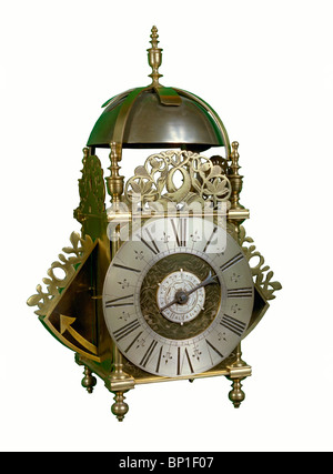 English, winged lantern clock Stock Photo