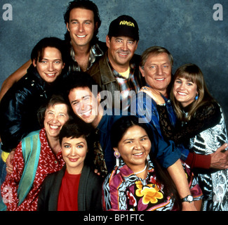 NORTHERN EXPOSURE (1990) JANINE TURNER, ROB MORROW, BARRY CORBIN, DARREN E BURROWS, ELAINE MILES NEX Stock Photo