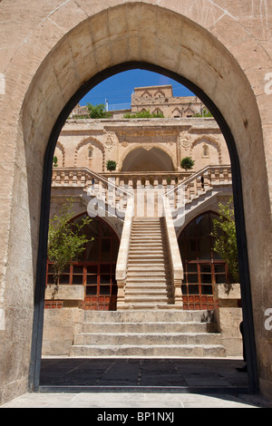 Sahtana Ailesi Evi Residence, used as a Post office in the old city, Mardin, Turkey Stock Photo