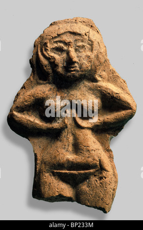ASHERAH (ASHTORETH) - CNAANITE GODDESS OF FERTILITY, THE CONSORT OF THE PRINCIPAL GOD EL OR BIBLICAL BAAL.  THE CLAY FIGURINES D