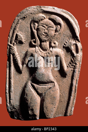ASHERAH (ASHTORETH) - CNAANITE GODDESS OF FERTILITY, THE CONSORT OF THE PRINCIPAL GOD EL OR BIBLICAL BAAL.  THE CLAY FIGURINES D