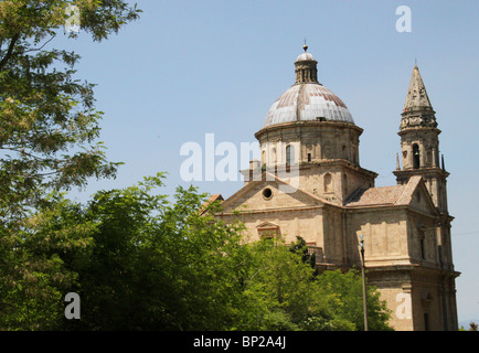 San Biagio church outside Montepulciano, Tuscany, Italy Stock Photo