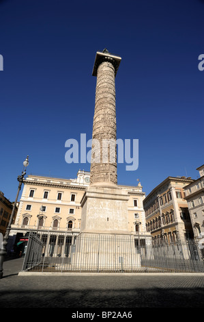 Italy, Rome, Marco Aurelio column (Colonna Antonina) Stock Photo