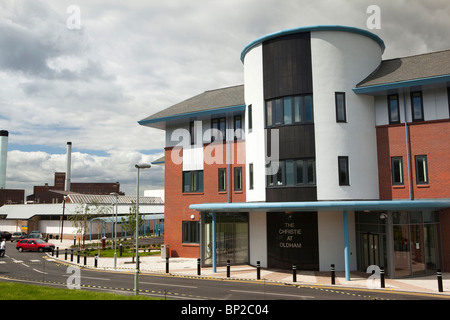 UK, England, Oldham, Royal Hospital, new Christie Radiotherapy cancer treatment centre Stock Photo