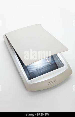Scanner close up shot, business concept Stock Photo