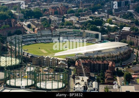 Aerial view of Oval cricket ground Stock Photo