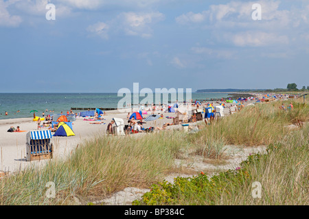 sand beach at the Baltic Resort Heiligendamm, Mecklenburg-West Pomerania, Germany Stock Photo