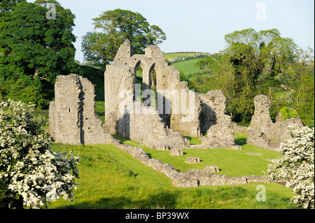 Inch Abbey near Downpatrick, County Down, Northern Ireland. Norman Cistercian abbey founded 1180 by John de Courcy. Stock Photo