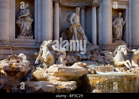 The Trevi Fountain, Rome Lazio Italy Stock Photo